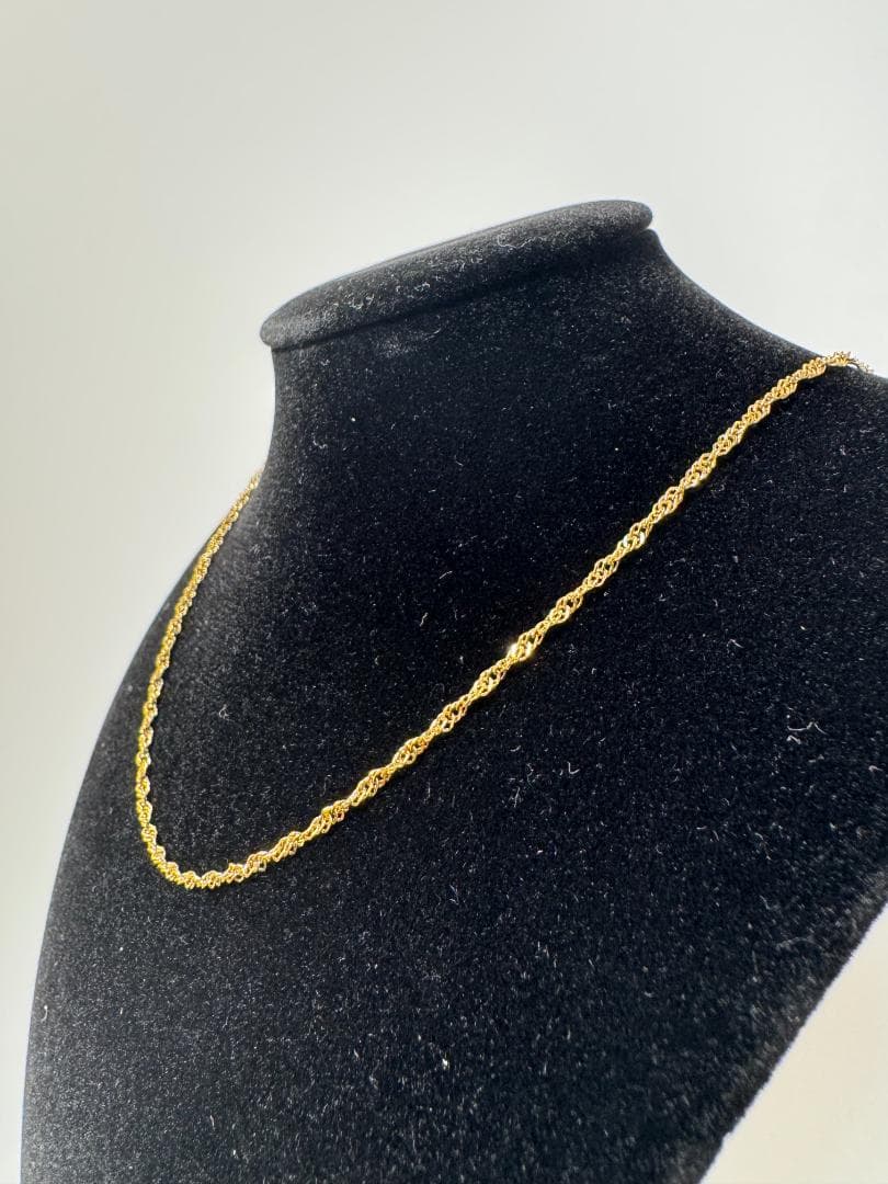 日本製K18ゴールド リンクチェーン ネックレス2.07g