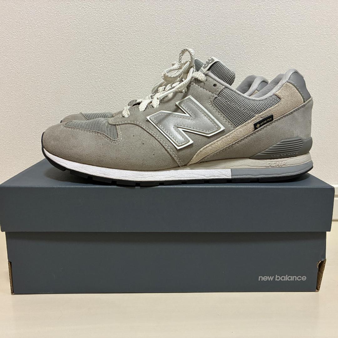 ニューバランス 996 ゴアテックス 27.0 グレー CM996XA2 専用箱