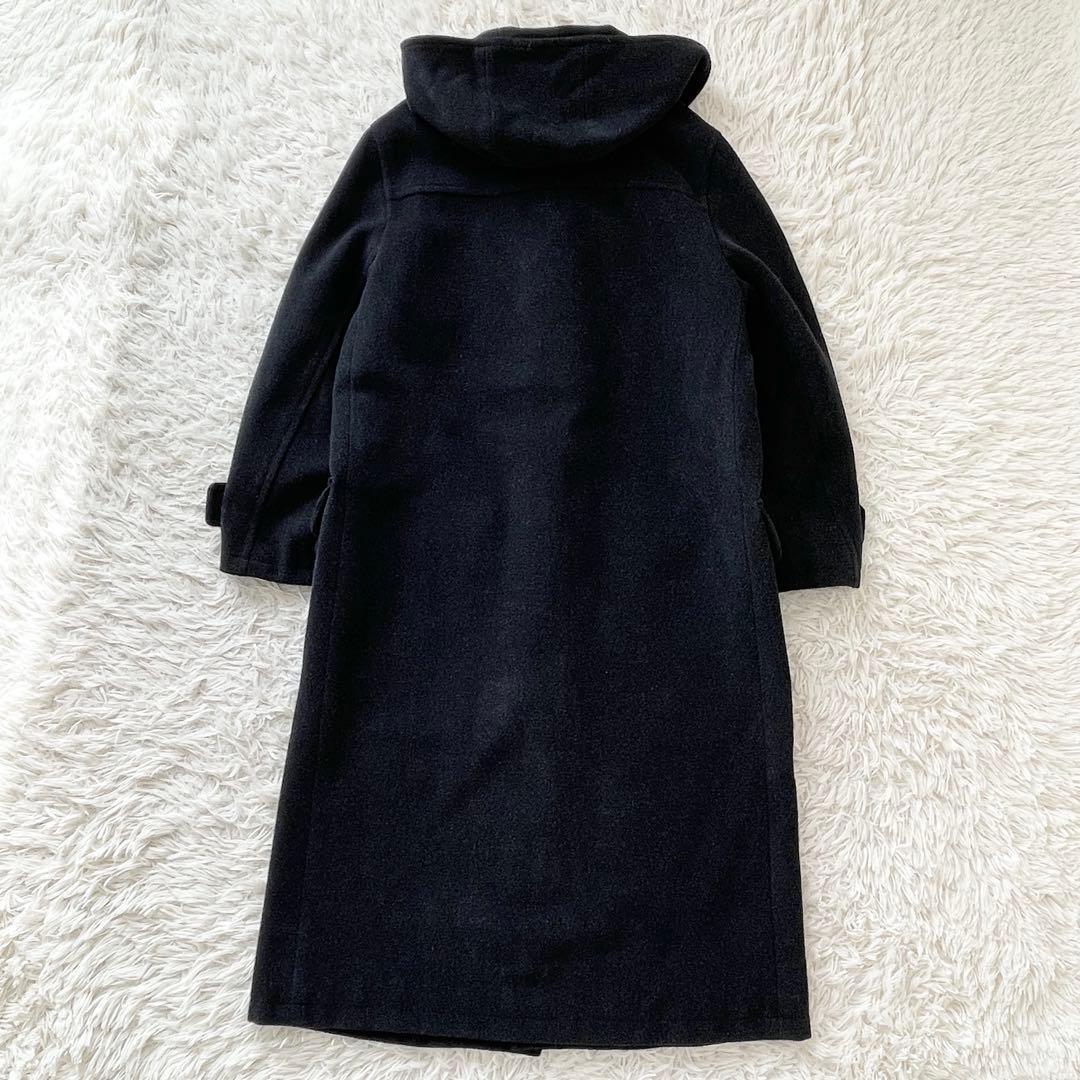 美品 ブルックスブラザーズ モヘア ダッフルコート ヘリンボーン ネイビー