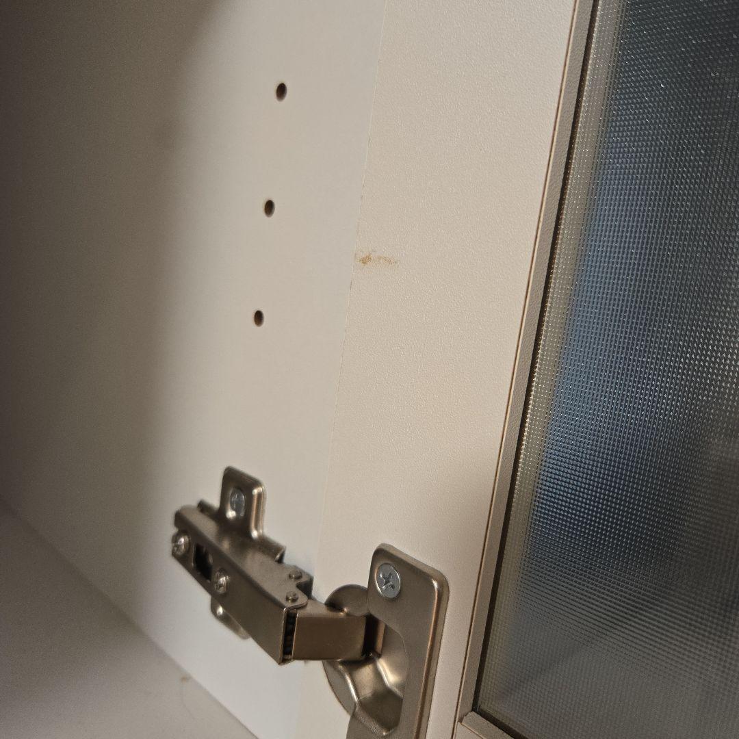 スリム 食器棚 30×39×180 ホワイト