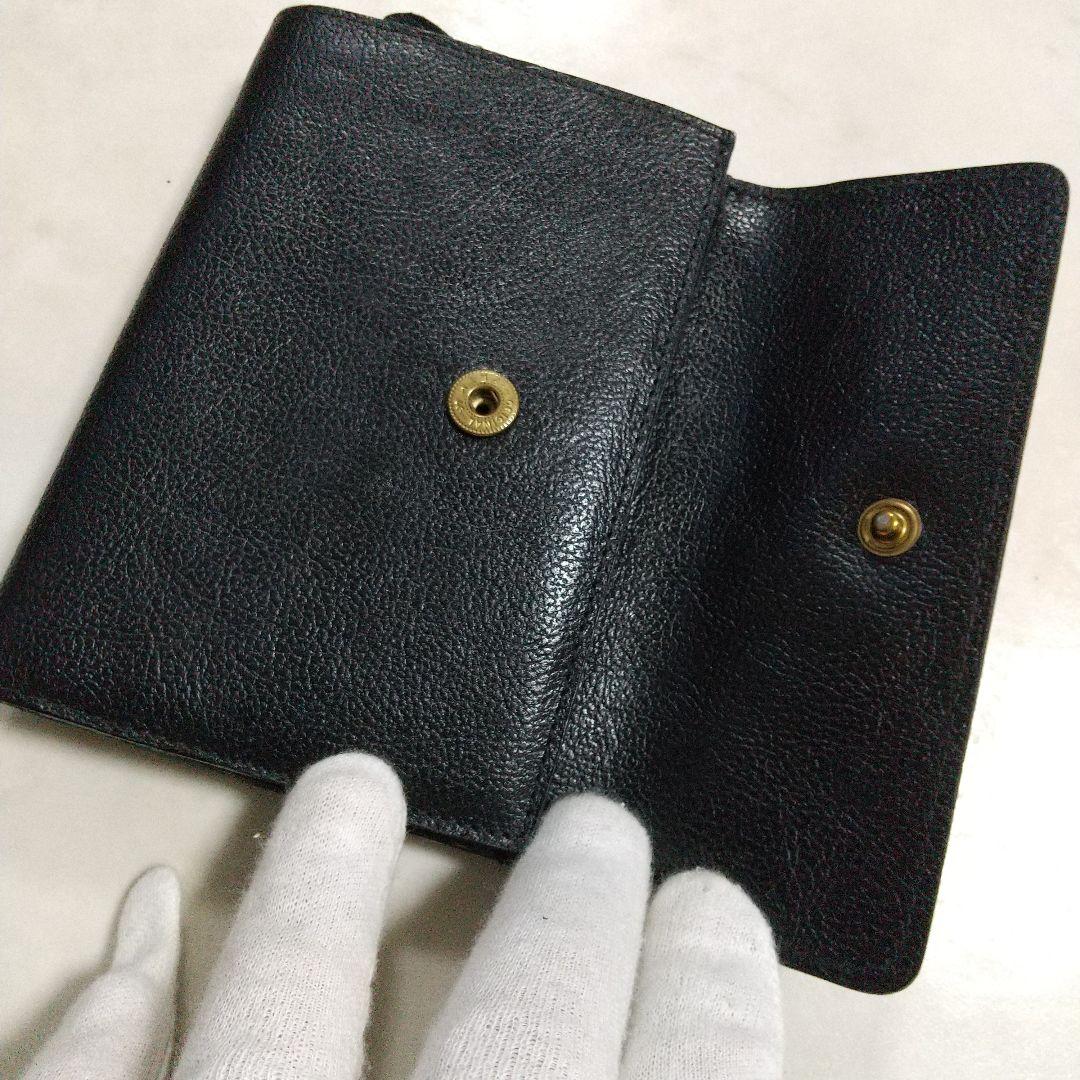 美品 IL BISONTE イルビゾンテ 三つ折り財布 男女兼用 レザー