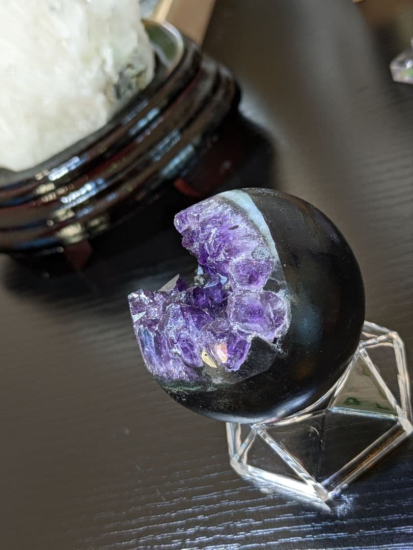 高品質 笑口アメジスト、レッドメノウブレスレットのセット