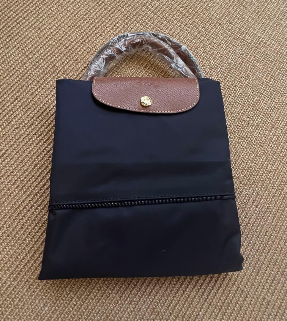 ロンシャン プリアージュボストン 拡張可能 ネイビー ボストンバッグ大容量co