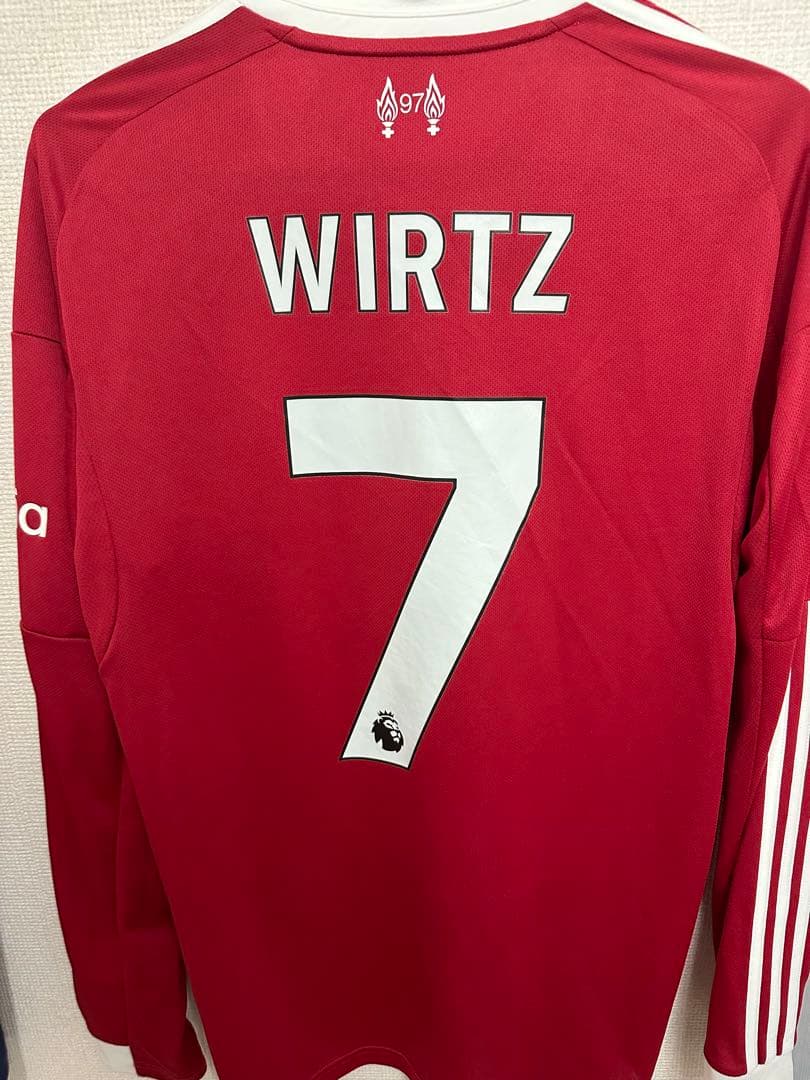 リヴァプールユニフォーム7番ヴィルツ(長袖)