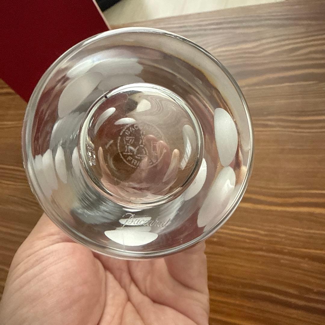 Baccarat クリスタル花瓶 ドット模様 箱付き
