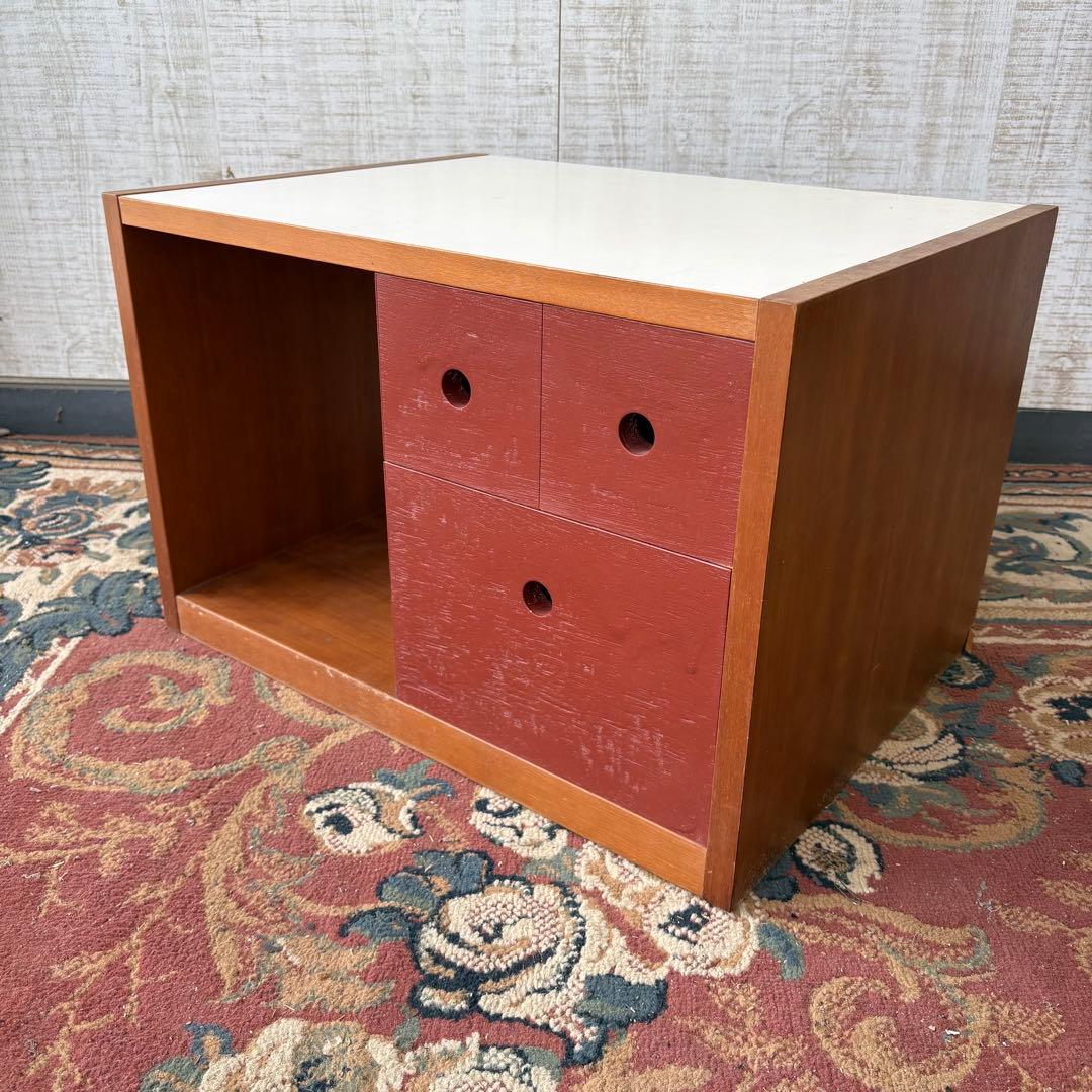 昭和レトロ ミッドセンチュリー 古家具 木製キャビネット サイドボード テレビ台