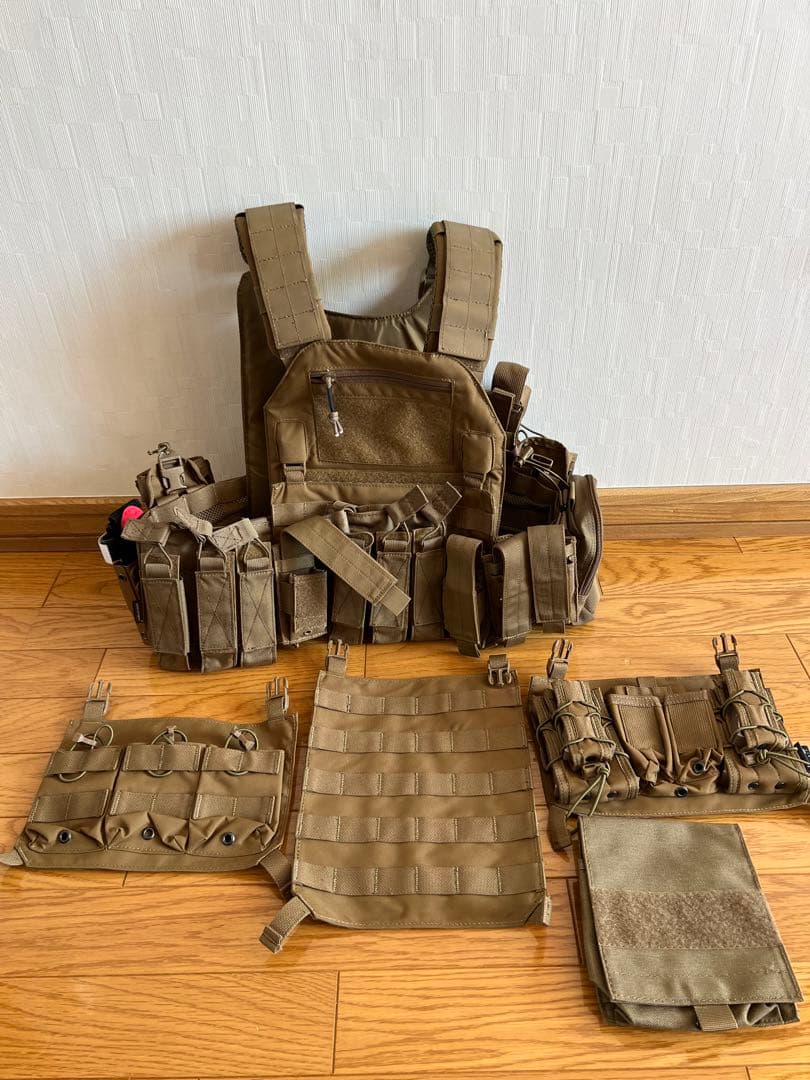 TMC 420 コヨーテブラウン　プレートキャリアセット