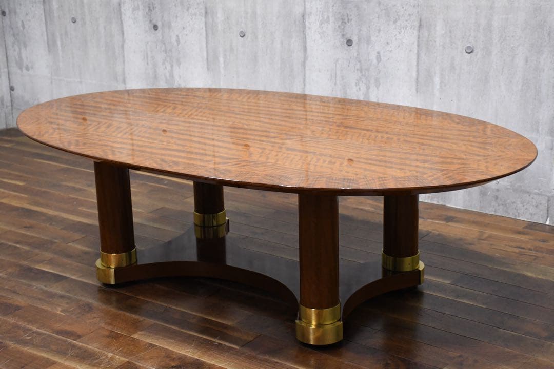 FAC70 カリモク最高峰 ドマーニ フォルザ オーバル型 カクテルテーブル