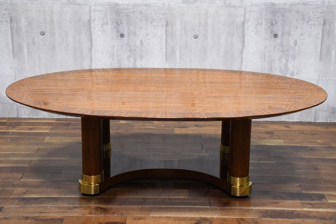 FAC70 カリモク最高峰 ドマーニ フォルザ オーバル型 カクテルテーブル