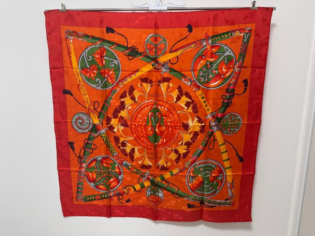 HERMES エルメス スカーフ DAIMYO 日出る国の皇子