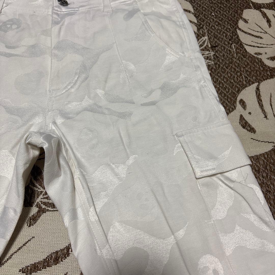 MARK & LONA（マークアンドロナ）ホワイトカモフラ柄カーゴパンツ