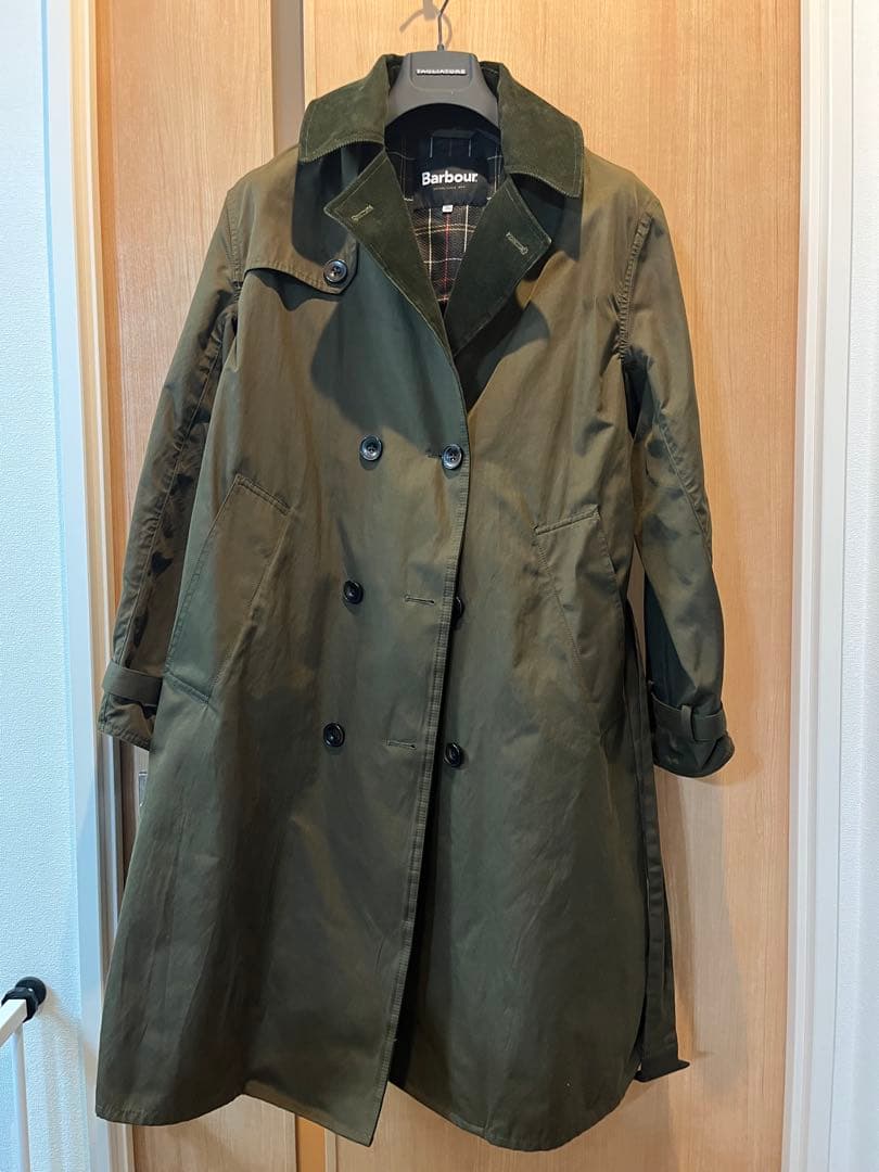 Barbour トレンチコート サイズ36 オリーブ　春、秋　美品