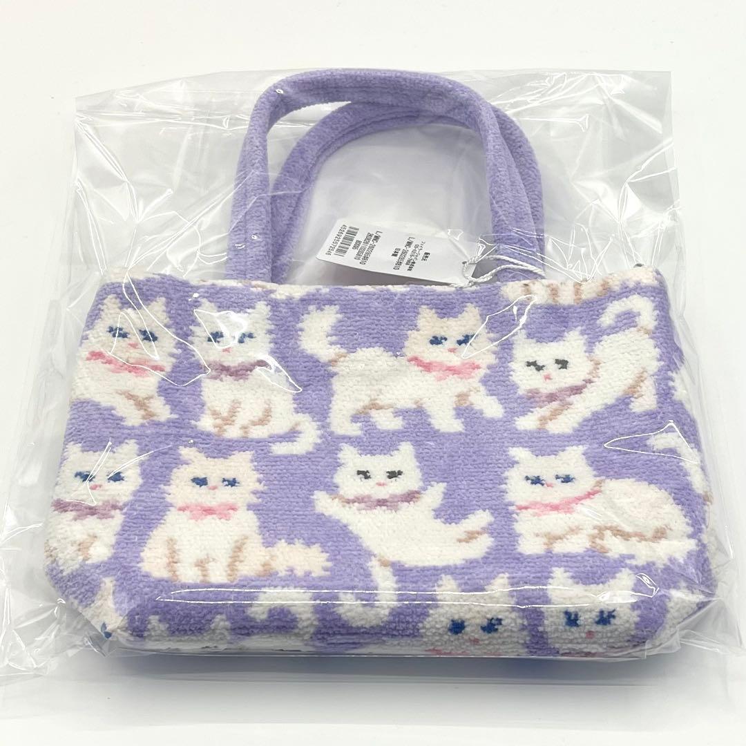 【新品未開封】FEILER フェイラー モフモフネコチャン バッグ WEB限定