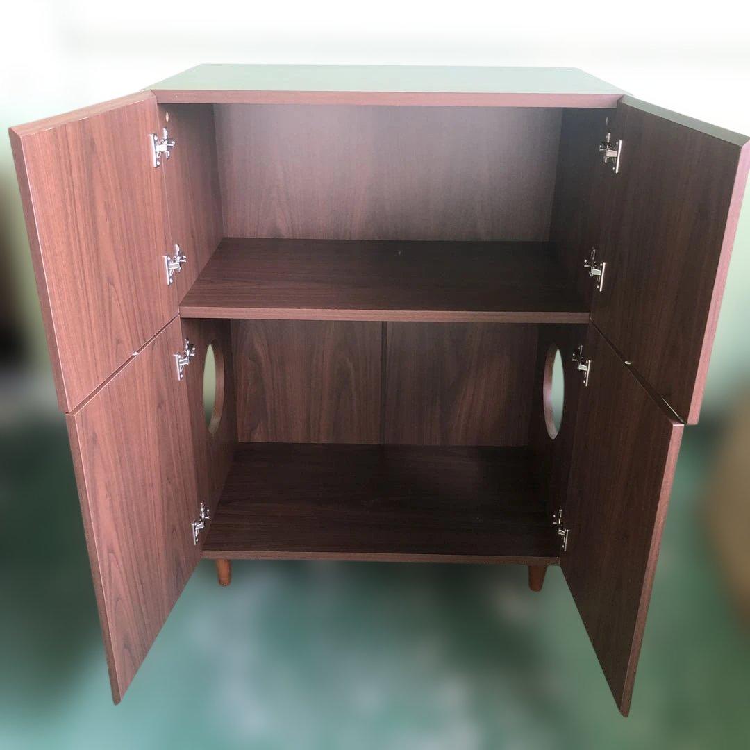 木製ラック キャットトイレクローゼット 猫用トイレクローゼット インテリア 収納