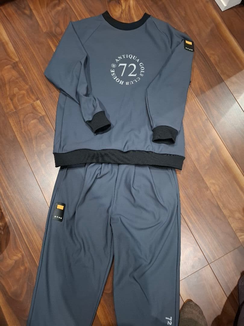 72 CLUB HOUSE 裏起毛セットアップ グレー
