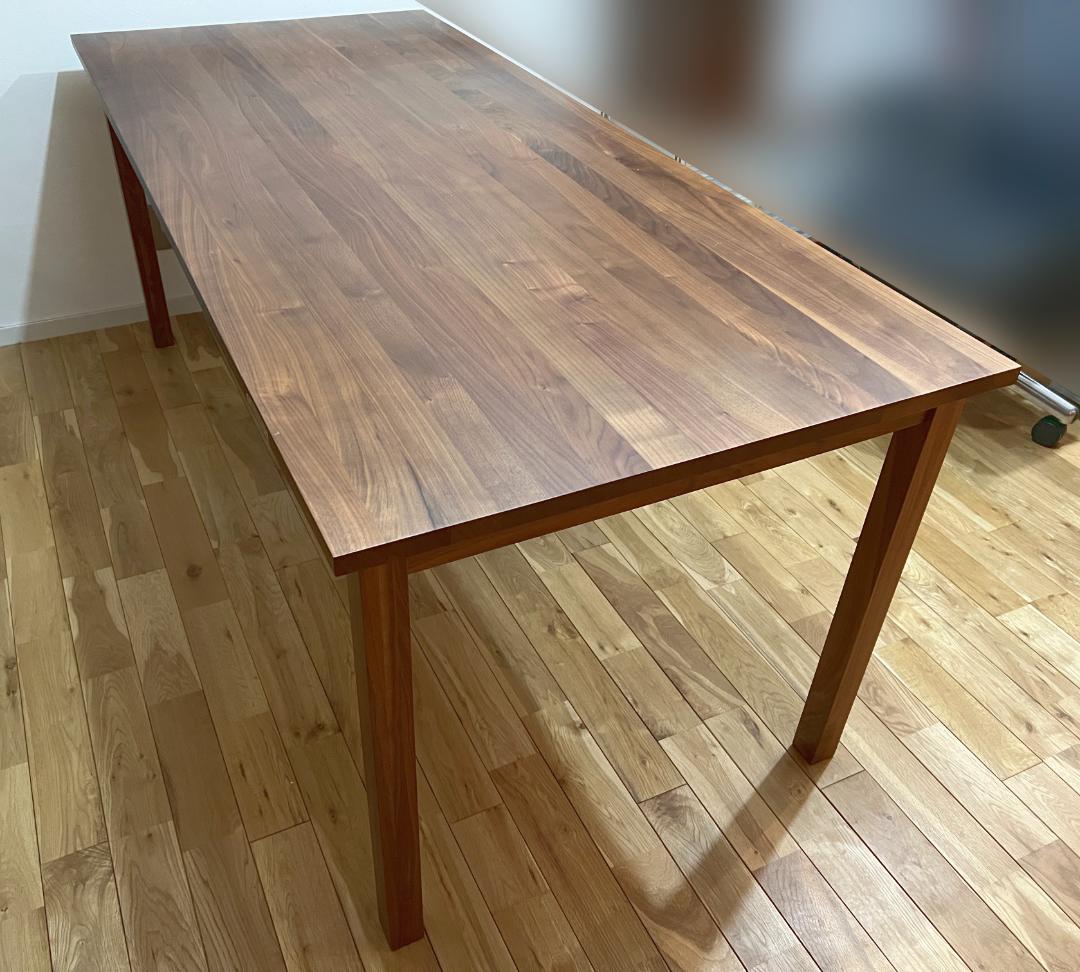 無印良品 ウォールナット無垢材テーブル 幅180cm 【廃盤品】