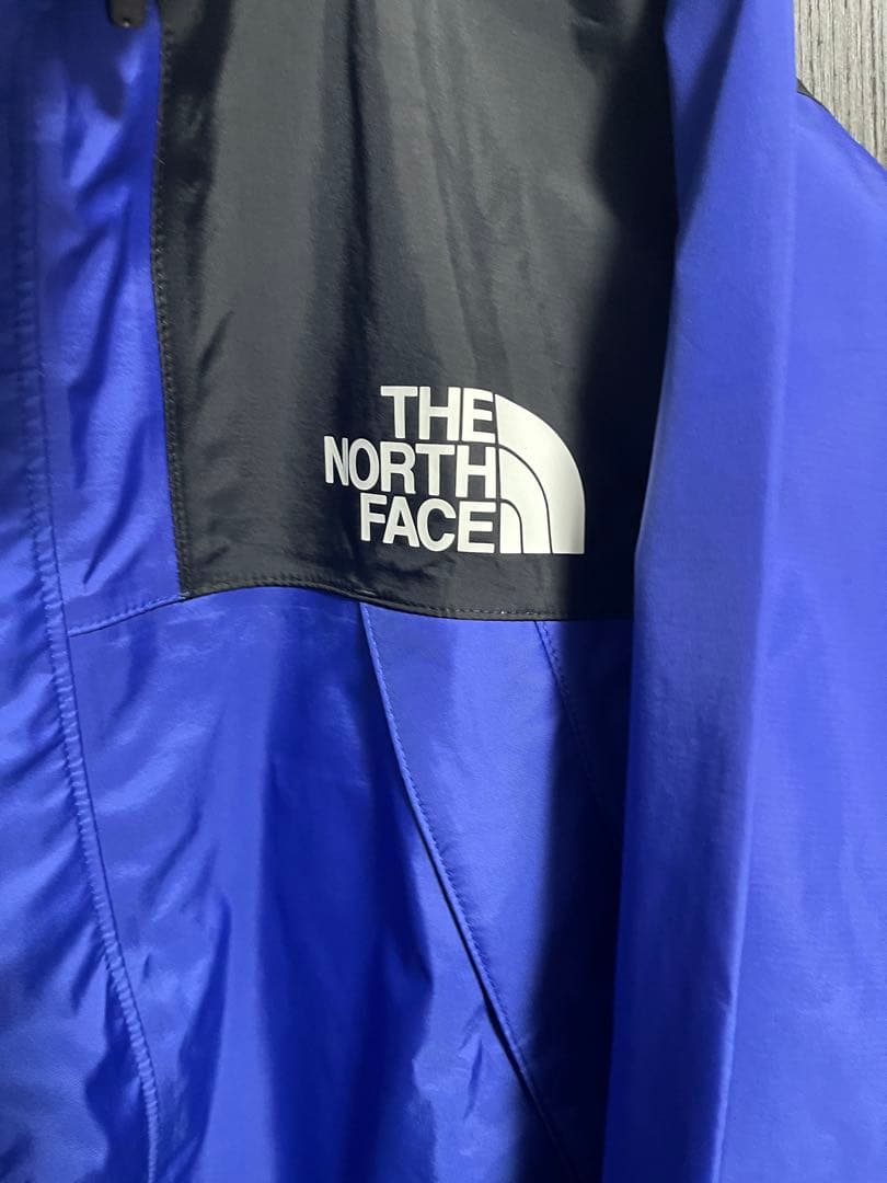 【着用1回】美品　ザノースフェイス　レインテックス　ゴアジャケット　L 青
