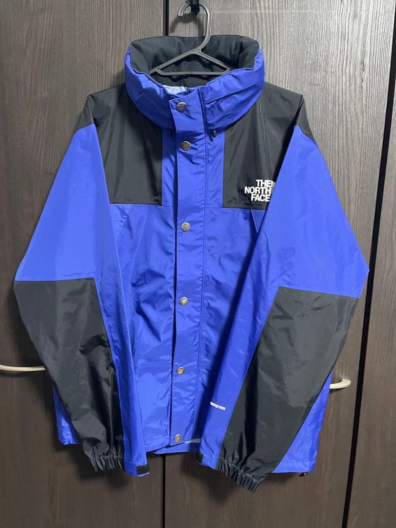 【着用1回】美品　ザノースフェイス　レインテックス　ゴアジャケット　L 青