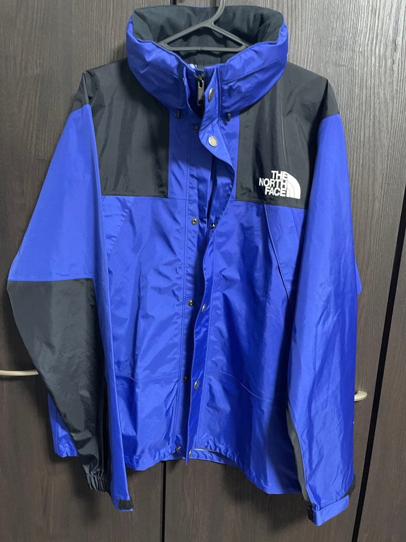 【着用1回】美品　ザノースフェイス　レインテックス　ゴアジャケット　L 青
