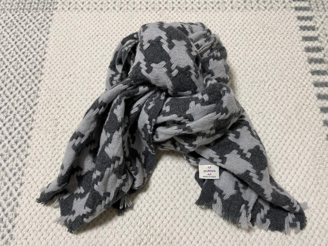 アンドレアズ 19 andrea's 47 カシミヤ100%マフラー