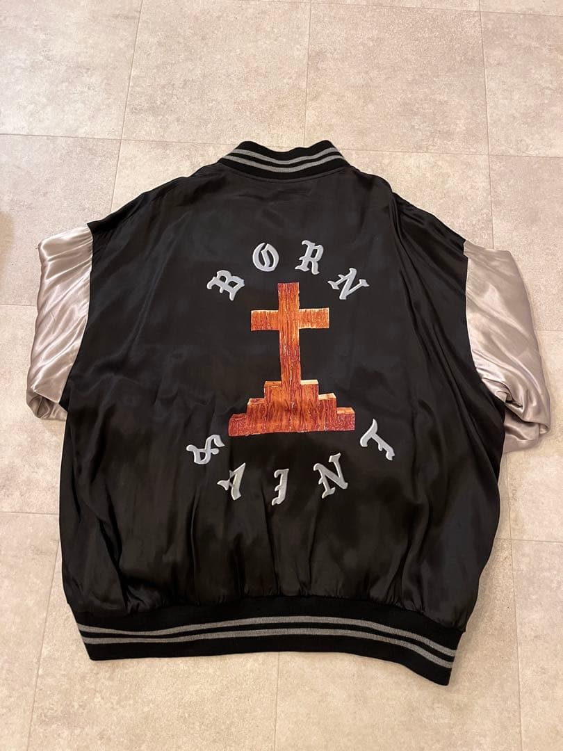 セントマイケル　BORN SAINT サテンジャケット ＸＬ