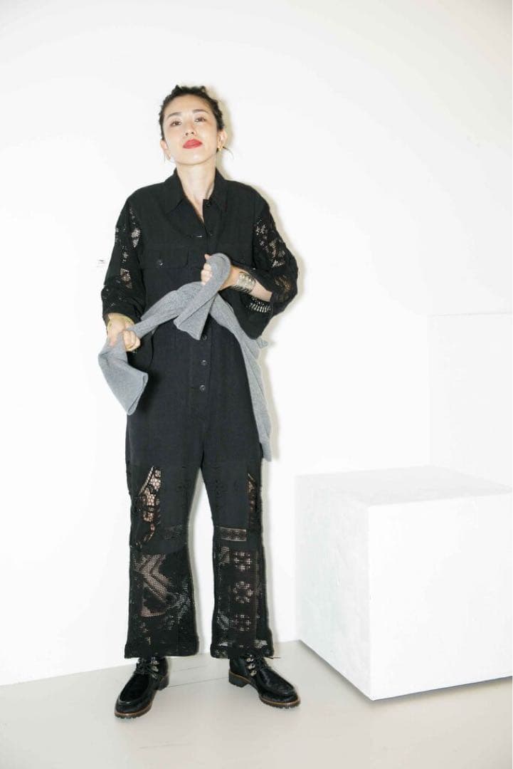 MALION vintage for CITYSHOP lace ジャンプスーツ