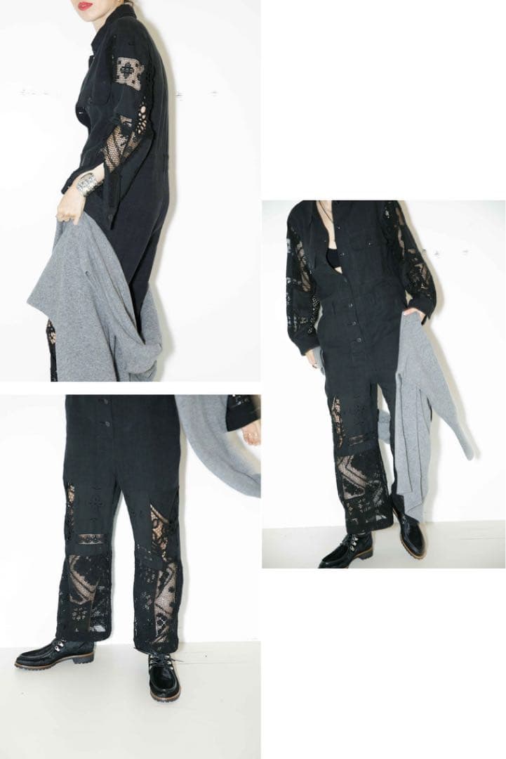MALION vintage for CITYSHOP lace ジャンプスーツ