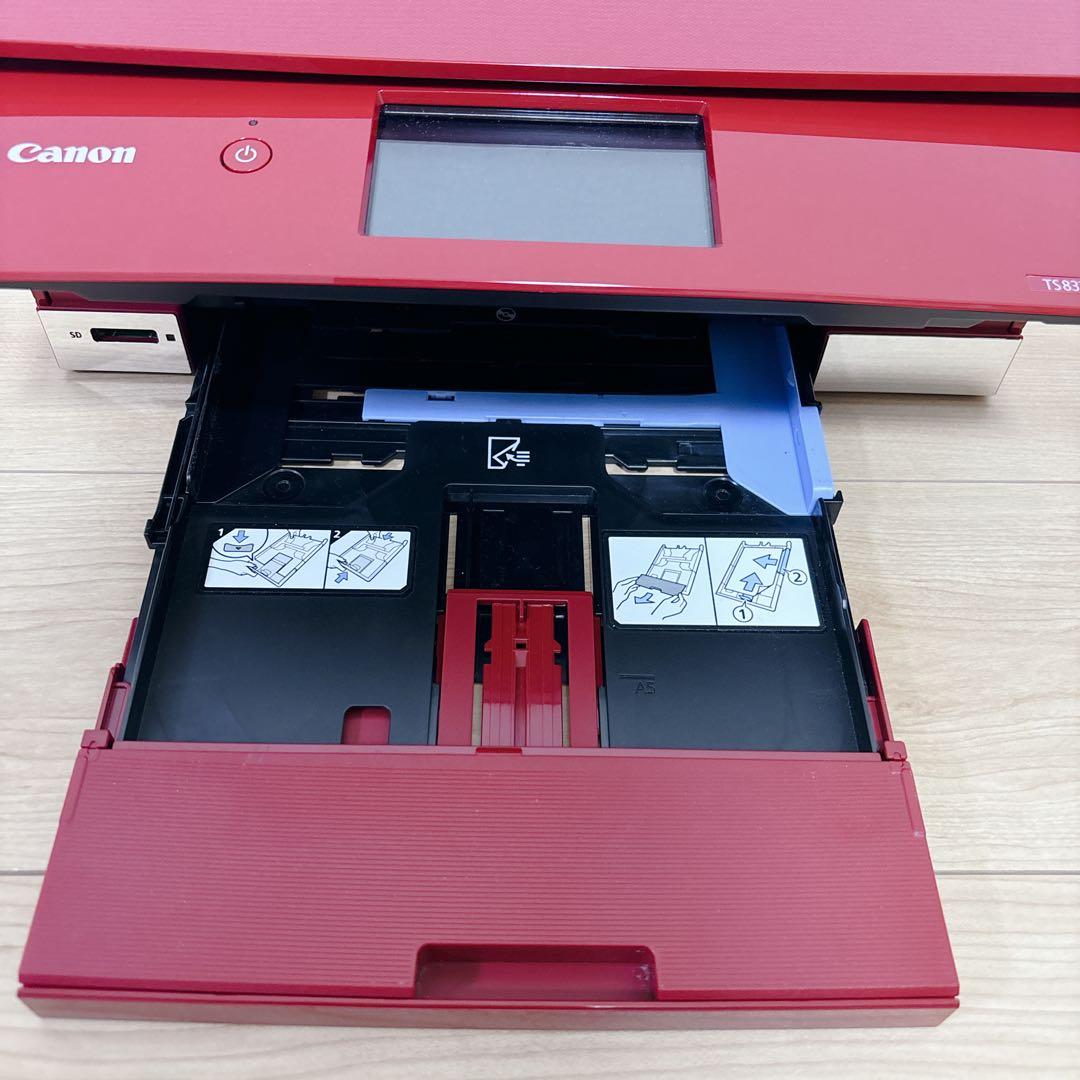美品⭐️ Canon キヤノン TS8330 インクジェットプリンター レッド