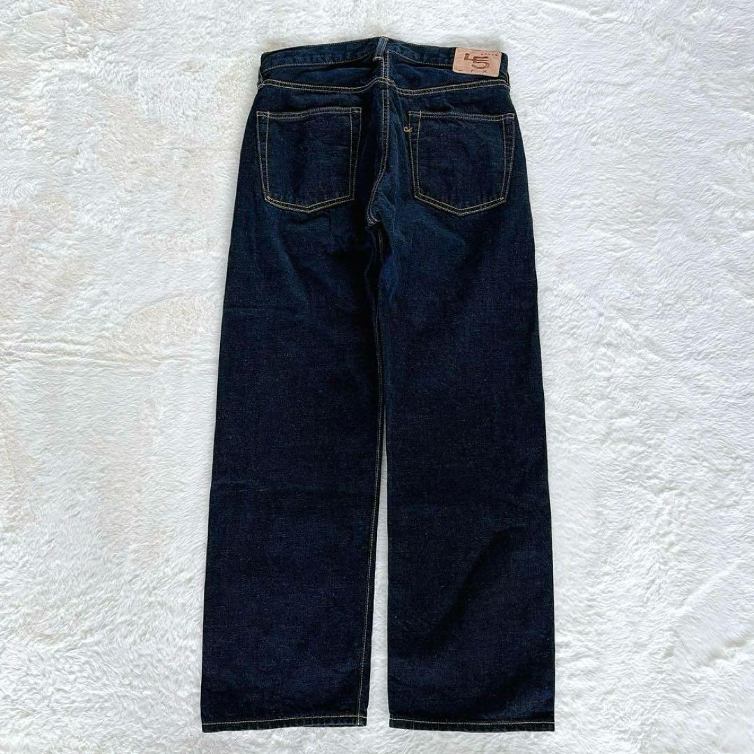 美品【45R】再び6.5空比古比女 デニムパンツ セルビッジ ボタンフライ 30