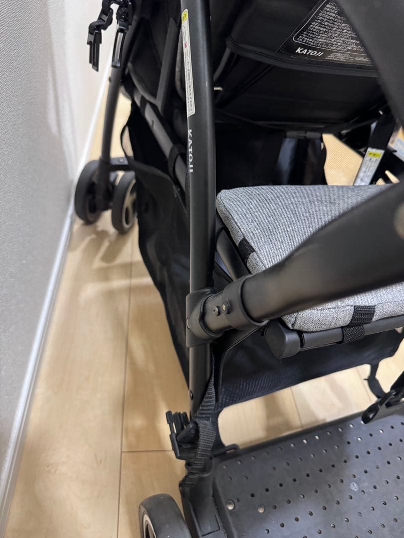 【美品】KATOJI 2-Seater カトージ ベビーカー グレー
