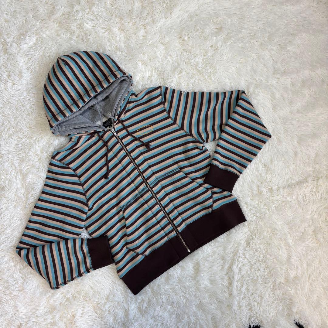 トップス AFB DOUBLE LAYERD ZIP UP HOODIE