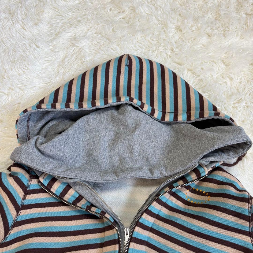 トップス AFB DOUBLE LAYERD ZIP UP HOODIE