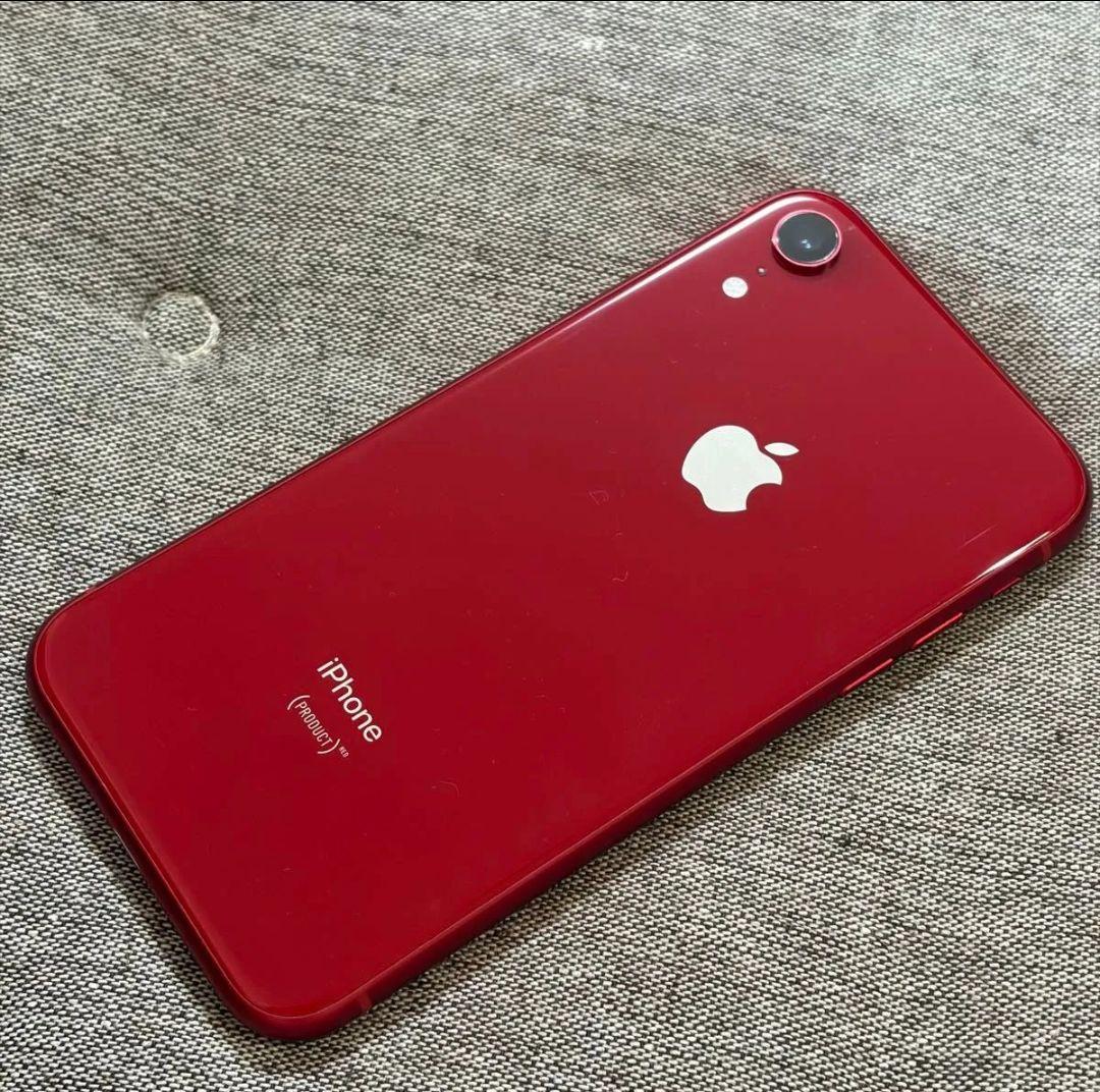 美品　iPhone XR 64GB レッド バッテリー 78% SIMロック解除
