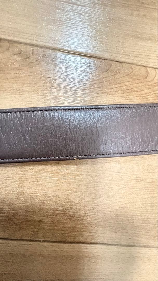 Christian Dior ブラウンレザーベルト