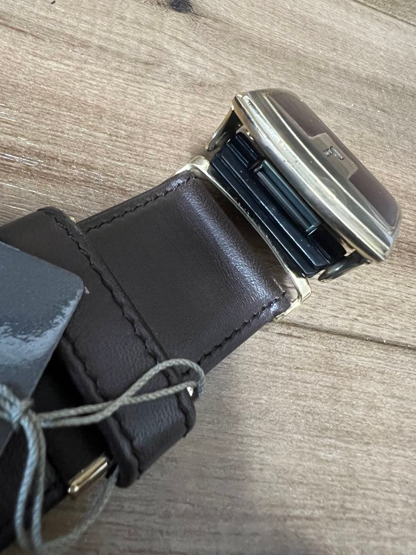 Christian Dior ブラウンレザーベルト