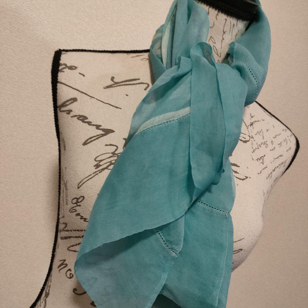 l21 CHANEL　シャネル　ストール　スカーフ　シルク100