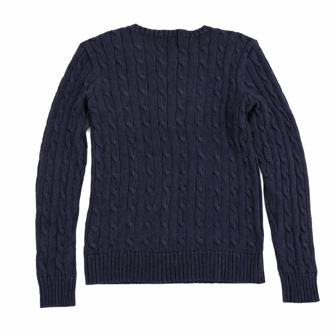 【極美品】POLO RALPH LAUREN ケーブルセーター ポニー刺繍