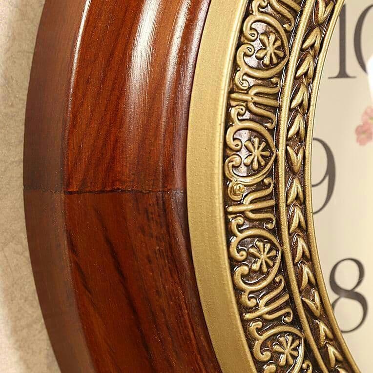 古典壁掛時計デラックスクロック レトロ 振り子時計 実木 静音リビング