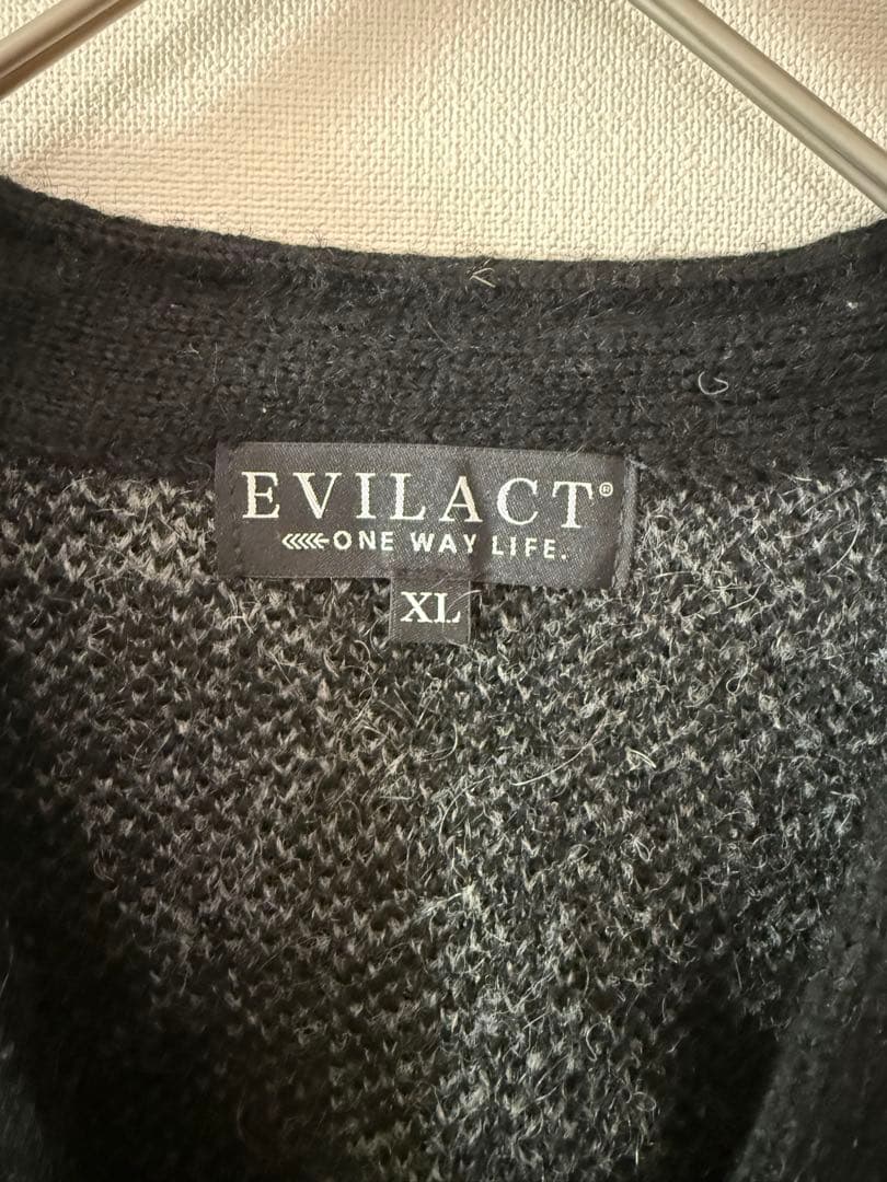 Evilact Spider Knit Cardigan イーヴルアクト　XL