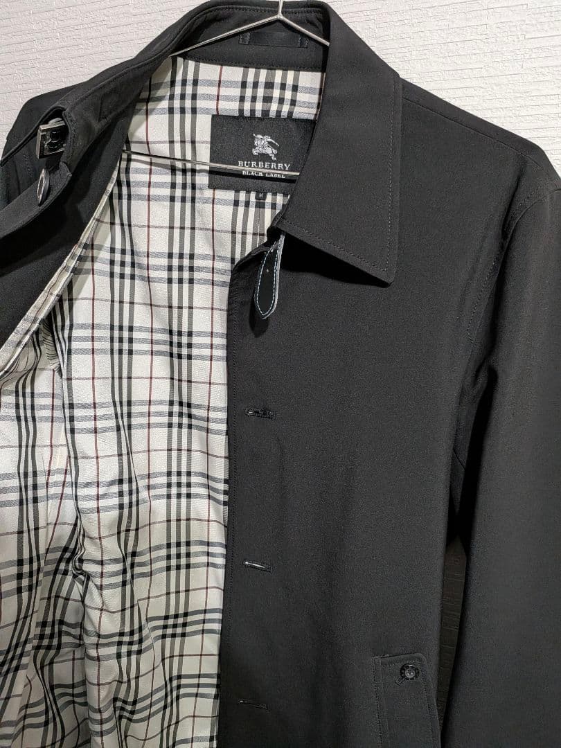 極美品　BURBERRY BLACK LABEL ブラックトレンチコート M