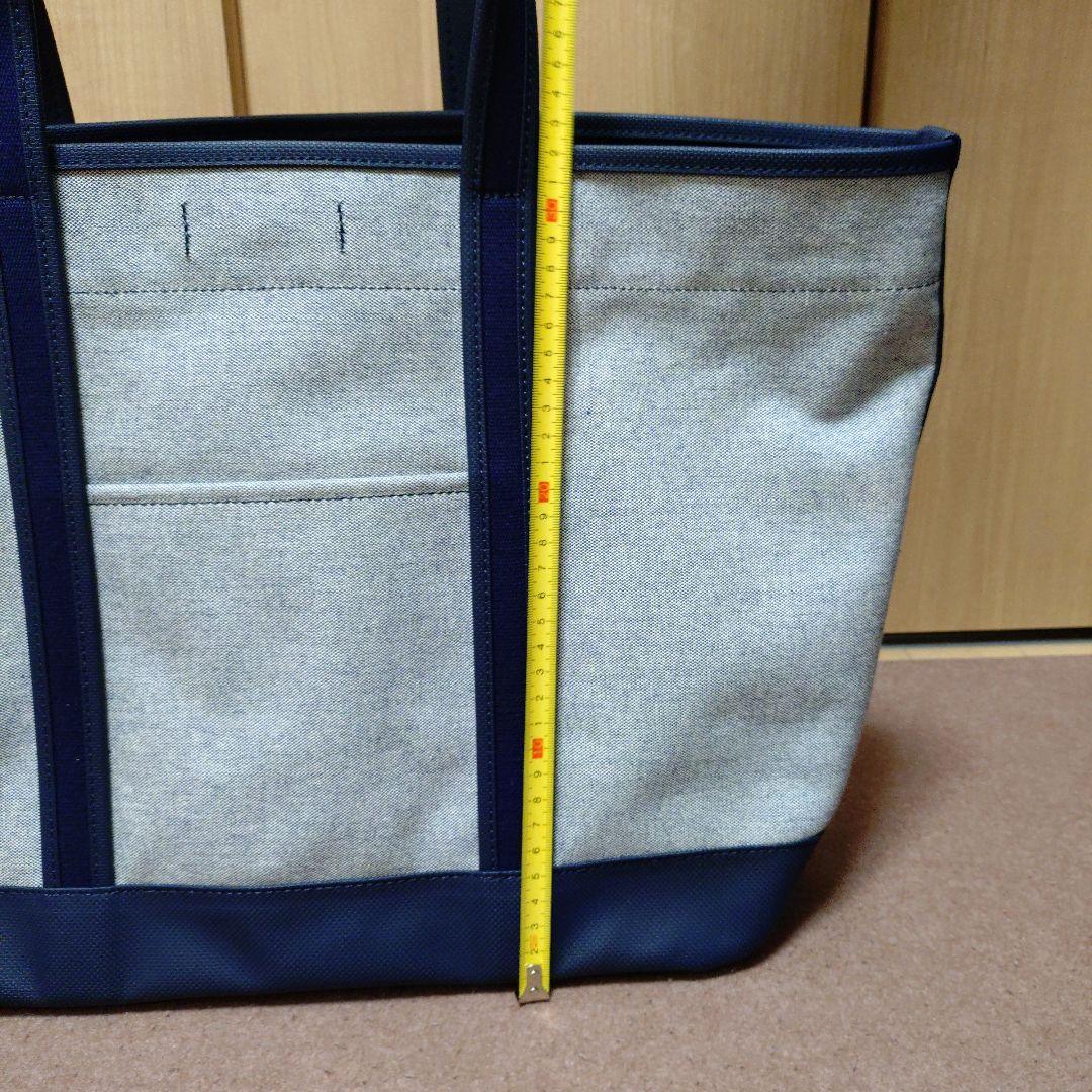 PORTER キャンバス トートバッグ グレー/ネイビー