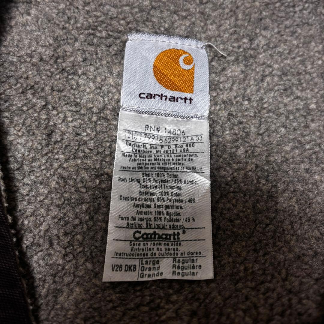 極上 90s カーハート ダックベスト ボア v26 DKB size:L