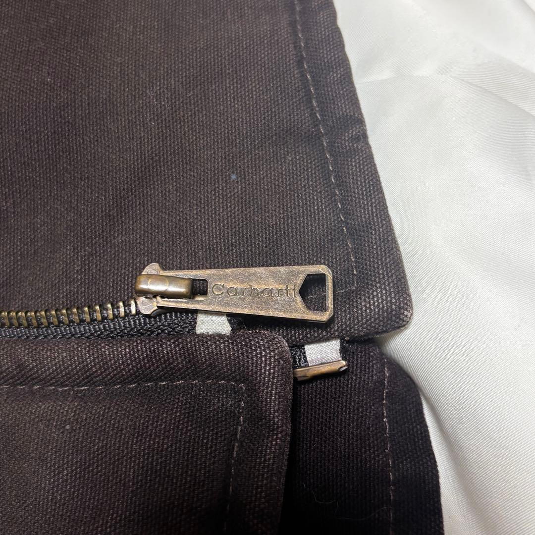 極上 90s カーハート ダックベスト ボア v26 DKB size:L