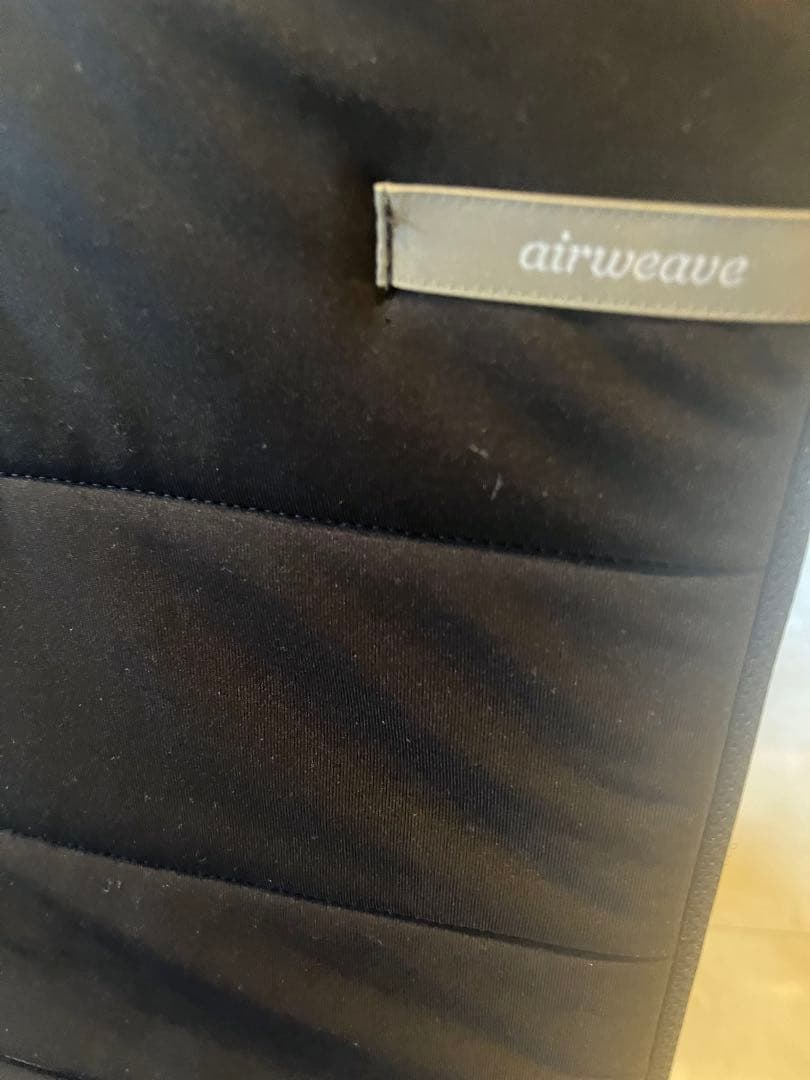 エアウィーヴ 座 クッション ブラック