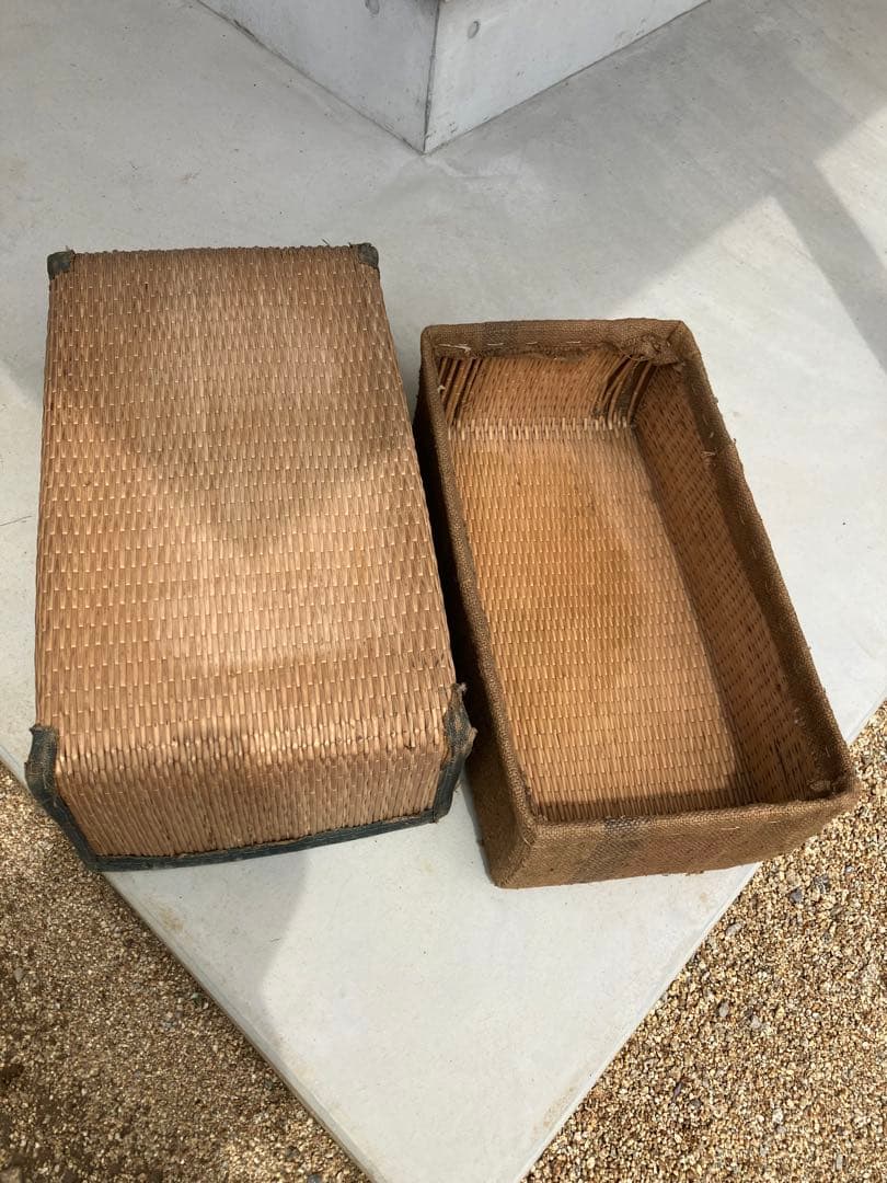 柳行李　 かご 古民具 昭和レトロ 収納