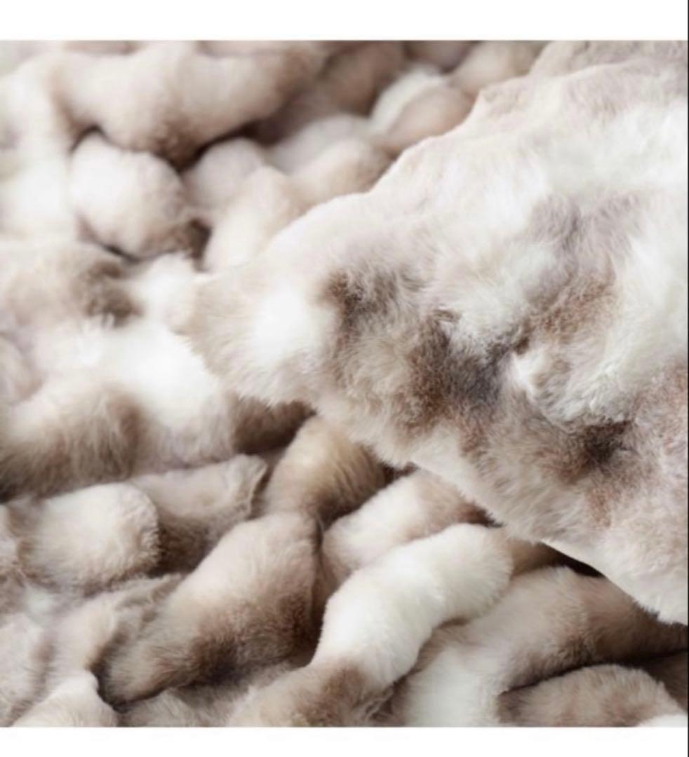 新品未使用 WARMY ポコモコファー 掛け布団カバー 枕カバー シングル