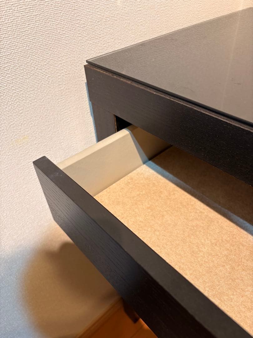 ⭐️今週末までの出品です！ 黒の引き出し付きパソコンデスク