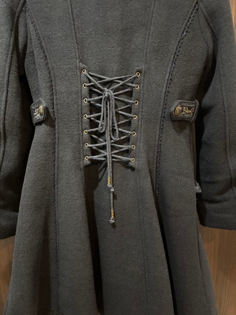 OZZ CROCE 薔薇刺繍スタンドカラーコート