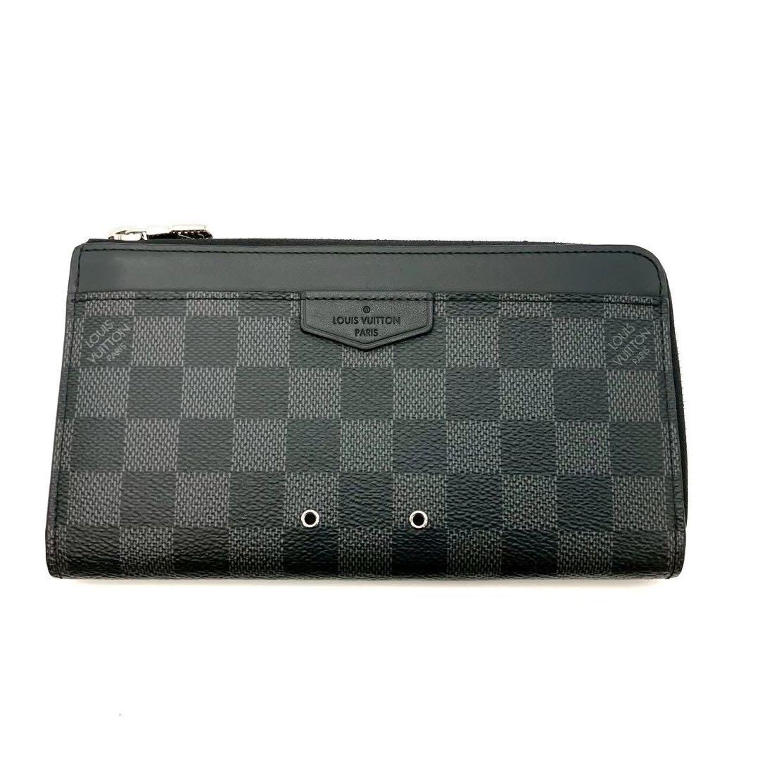 正規品 ルイヴィトン 長財布 ジッピードラゴンヌ ダミエ グラフィット