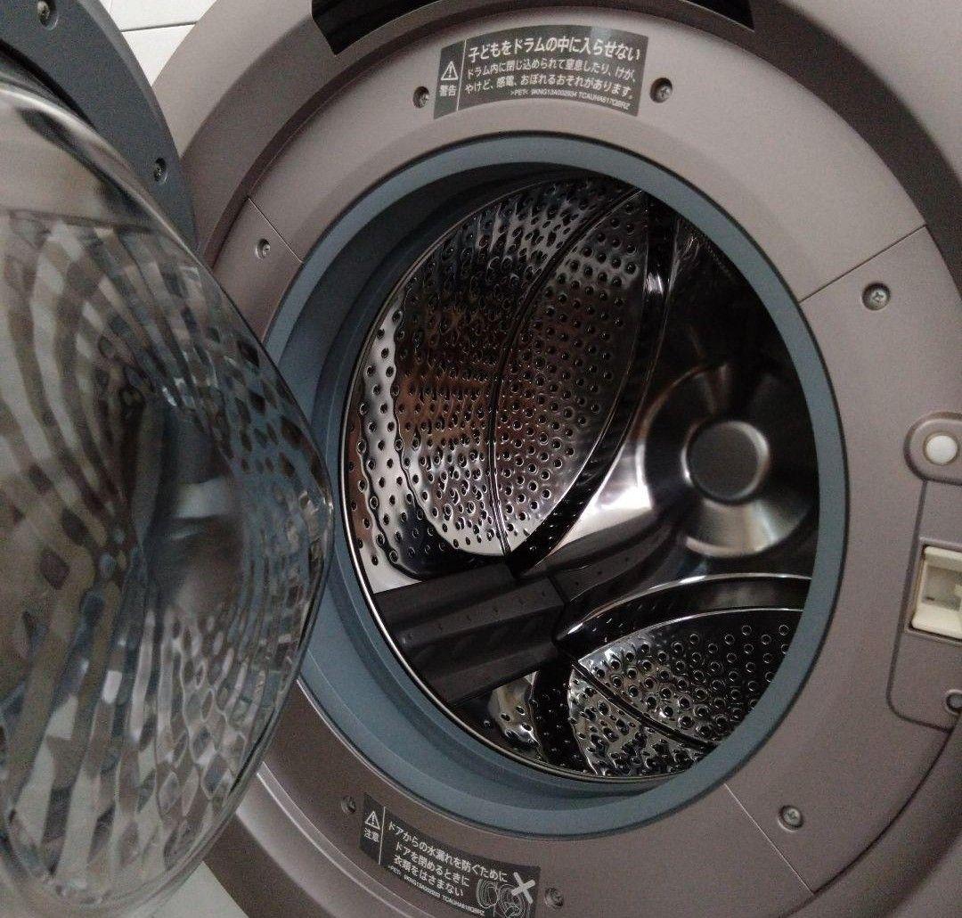 【2024年製美品】SHARP ドラム式洗濯乾燥機ES-S7K ホワイト